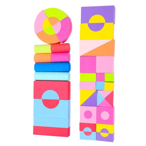 KOMBIUDA 50 Stück Weiche Bausteine aus Schaumstoff Stapelbares Spielzeug Für Kleinkinder Bausteine zusammendrücken Spielzeug Für Frühe Bildung Pädagogische Bausteine Colorful Eva KOMBIUDA 50 Stück Weiche Bausteine aus Schaumstoff Stapelbares Spielzeug Für Kleinkinder Bausteine zusammendrücken Spielzeug Für Frühe Bildung Pädagogische Bausteine Colorful Eva von KOMBIUDA