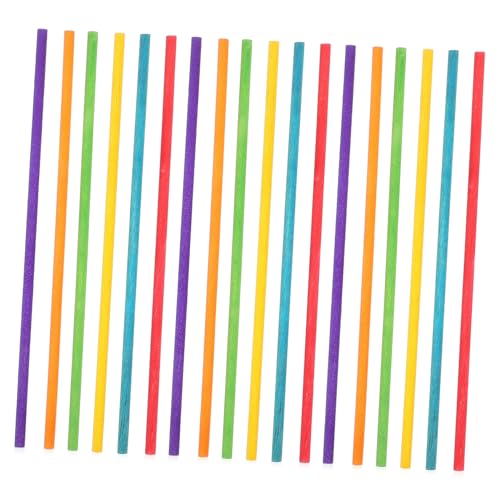KOMBIUDA 50 Stück praktische Rhythmusstöcke Musiksticks für Musikstöcke Musical musikinstrumente musikspielzeug Musik-Sticks-Instrumente Einsteiger-Instrumentenstöcke hölzern von KOMBIUDA