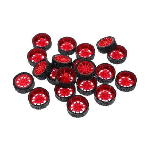 KOMBIUDA 50stücke Spielzeugräder Mit Rundstangenachsen Aus Kunststoff Für Rc-Autos Bauprojekte Und Modellautos KOMBIUDA 50stücke Spielzeugräder Mit Rundstangenachsen Aus Kunststoff Für Rc-Autos Bauprojekte Und Modellautos von KOMBIUDA