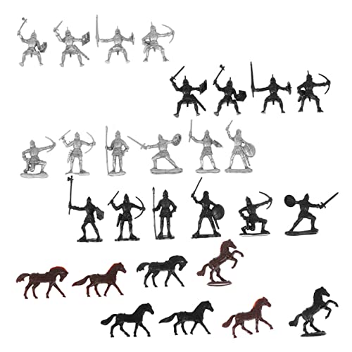 KOMBIUDA 56 Stück Teiliges Mittelalterlicher Figuren mit Soldaten für Kreative Mini Dekoration und Sammelobjekte Jungs KOMBIUDA 56 Stück Teiliges Mittelalterlicher Figuren mit Soldaten für Kreative Mini Dekoration und Sammelobjekte Jungs von KOMBIUDA