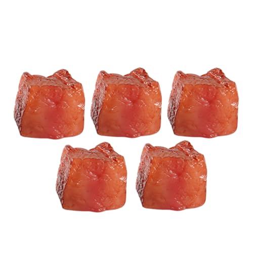 KOMBIUDA 5St Simulierte Rindernuggets gefälschte Pommes künstlich Kuchen Nachbildung Rindfleisch Kochfleischmodelle gefälschtes Fleisch-Lebensmittelmodell Fotografie Fleischmodell PVC Brown KOMBIUDA 5St Simulierte Rindernuggets gefälschte Pommes künstlich Kuchen Nachbildung Rindfleisch Kochfleischmodelle gefälschtes Fleisch-Lebensmittelmodell Fotografie Fleischmodell PVC Brown von KOMBIUDA