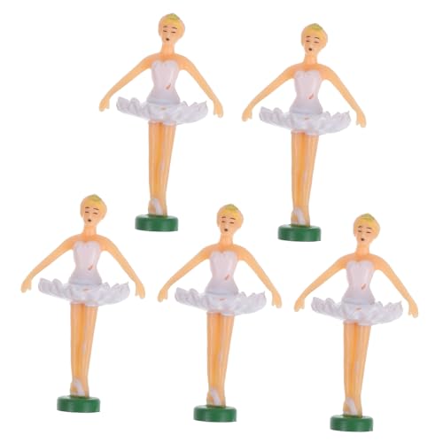 KOMBIUDA 5er-Packung Ballettpuppe Ballerina Kleine Puppen Dekorationen Party Tanzpuppe Mit Musik Prinzessin Puppe Puppenornament Puppendekor Tänzerpuppe Weiß Plastik KOMBIUDA 5er-Packung Ballettpuppe Ballerina Kleine Puppen Dekorationen Party Tanzpuppe Mit Musik Prinzessin Puppe Puppenornament Puppendekor Tänzerpuppe Weiß Plastik von KOMBIUDA