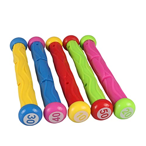 KOMBIUDA 5er Set Tauchstäbe Für Bunte Pool Tauchspielzeuge Für Den Schwimmbadspaß Ideales Unterwasser Für Garten Und Strand Fördert Die Schwimmfähigkeiten KOMBIUDA 5er Set Tauchstäbe Für Bunte Pool Tauchspielzeuge Für Den Schwimmbadspaß Ideales Unterwasser Für Garten Und Strand Fördert Die Schwimmfähigkeiten von KOMBIUDA