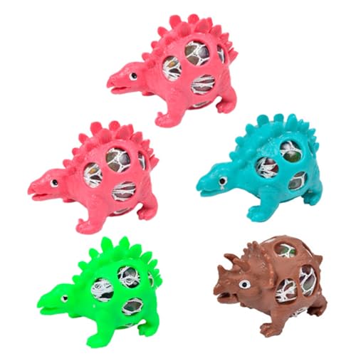 KOMBIUDA 5St Dinosaurier-Dekompressionsspielzeug Spielzeuge Quetschspielzeug Dinosaurier-Spielzeug Stressabbauendes Spielzeug Streichspielzeug Stressabbauer kleines Spielzeug TPR von KOMBIUDA