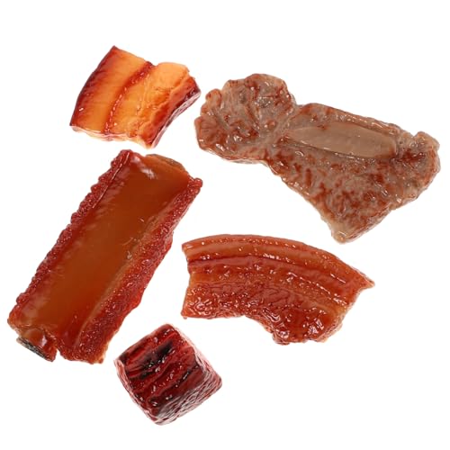 KOMBIUDA Modell Mit Geschmortem Schweinefleisch Dekoratives Spielzeug Rippchen-Requisite Fotomodell Heimdekoration von KOMBIUDA