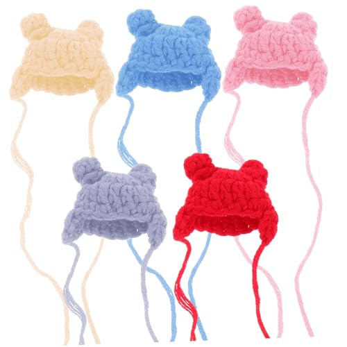 KOMBIUDA 5st Puppenhaus-Outfit Mini-weihnachtsstrickmütze Mini-hexenhut Mini-hüte Basteln Mini-geburtstagshüte Ausgestopft Miniatur Plüschpuppe Mini-strickmützen Hut Für Puppe Baumwollfaden KOMBIUDA 5st Puppenhaus-Outfit Mini-weihnachtsstrickmütze Mini-hexenhut Mini-hüte Basteln Mini-geburtstagshüte Ausgestopft Miniatur Plüschpuppe Mini-strickmützen Hut Für Puppe Baumwollfaden von KOMBIUDA
