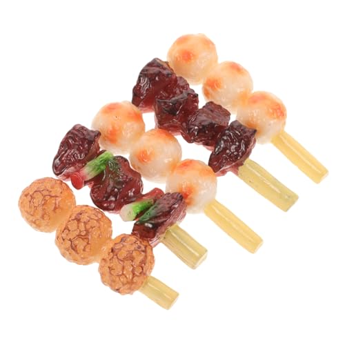 KOMBIUDA 5st Simulierte Grillspieße Grillspielset Für Gefälschte Lebensmittel Realistisch Grillen Grill Mini-Lebensmittel Grill PVC KOMBIUDA 5st Simulierte Grillspieße Grillspielset Für Gefälschte Lebensmittel Realistisch Grillen Grill Mini-Lebensmittel Grill PVC von KOMBIUDA