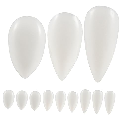 KOMBIUDA 6 Paare Halloween-Zahnersatz vampirzähne Halloween schminke Halloween-Party-Dekoration Vampir Kostüm Zähne Masken Halloween-Gebissspielzeug Vampire Zähne Harz Weiß von KOMBIUDA