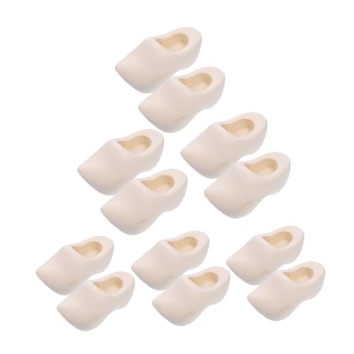 KOMBIUDA 6 Paare Mini Holzschuhe Unfertige Miniatur Holländische Holzclogs Handgefertigte Puppenschuhe aus Robustem Holz DIY Bastelset für Puppenhaus Dekorationen und Mini Dollhouse Zubehör KOMBIUDA 6 Paare Mini Holzschuhe Unfertige Miniatur Holländische Holzclogs Handgefertigte Puppenschuhe aus Robustem Holz DIY Bastelset für Puppenhaus Dekorationen und Mini Dollhouse Zubehör von KOMBIUDA
