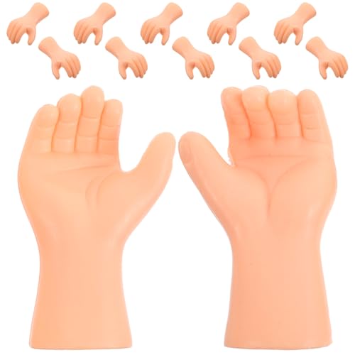 KOMBIUDA 6 Paar Kunststoff-handersatz Für Puppen Simulationshände Zum Selbermachen Von Puppen Realistisches Körperteil-zubehör Puppenherstellung von KOMBIUDA