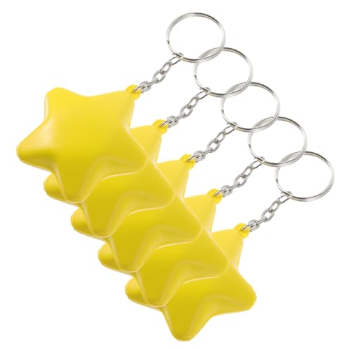 KOMBIUDA 6 Stück Ball zum Stressabbau Stress Balls + spielzeuge + spielsachen entzückendes Squeeze- quetschen Partygeschenke Sternstress Ball Pu Yellow von KOMBIUDA