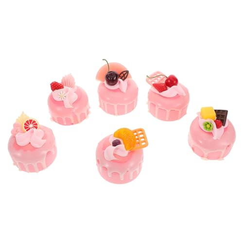 KOMBIUDA 6 Stück Dekorative Fake Kuchen Modelle für Kühlschrankmagneten Fotografie Requisiten Heimdekoration für Bäckerei von KOMBIUDA