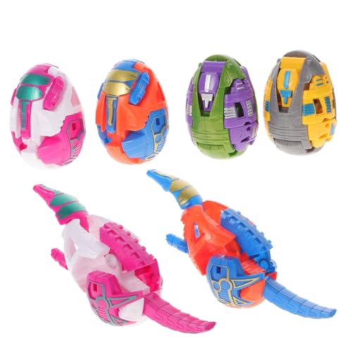 KOMBIUDA Dinosaurier Verformungsei Spielzeug 6 Stücke Simulations Dinosaurier für Kinder Verwandlungs Spielzeug Lebensechte Figuren Pädagogisches Tierspielzeug für Partys KOMBIUDA Dinosaurier Verformungsei Spielzeug 6 Stücke Simulations Dinosaurier für Kinder Verwandlungs Spielzeug Lebensechte Figuren Pädagogisches Tierspielzeug für Partys von KOMBIUDA