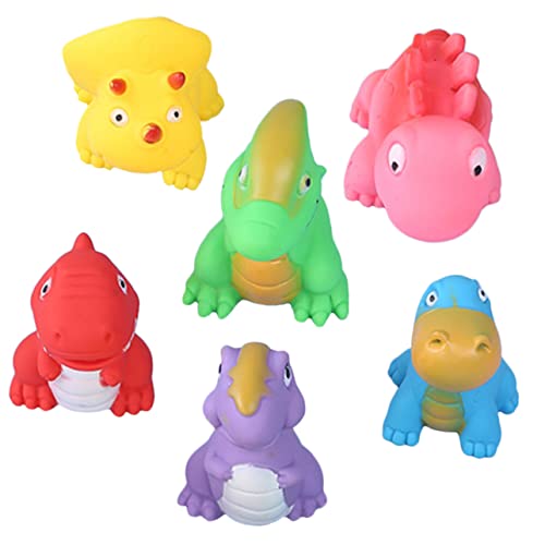 KOMBIUDA 6 Stück Dinosaurier- kinderbadewanne badewannenstifte für gieskanne kinderspielzeug Toys Toy Set entzückendes Quetschspielzeug kompaktes Quetschspielzeug Vinyl KOMBIUDA 6 Stück Dinosaurier- kinderbadewanne badewannenstifte für gieskanne kinderspielzeug Toys Toy Set entzückendes Quetschspielzeug kompaktes Quetschspielzeug Vinyl von KOMBIUDA