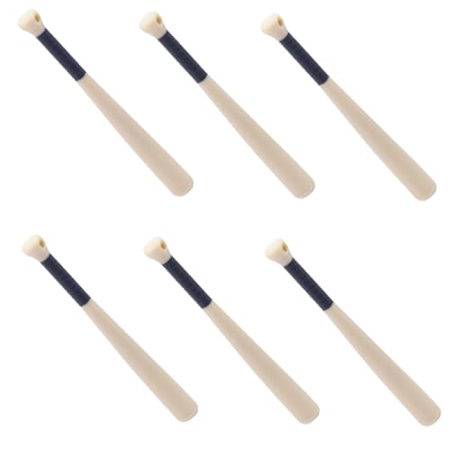 KOMBIUDA 6stücke Mini Baseballschläger Für Puppenhäuser Miniaturschläger Zum Ausstellen Sport-baseballschläger Aus Leichten Materialien Detailiertes Miniaturdesign Für Sammler KOMBIUDA 6stücke Mini Baseballschläger Für Puppenhäuser Miniaturschläger Zum Ausstellen Sport-baseballschläger Aus Leichten Materialien Detailiertes Miniaturdesign Für Sammler von KOMBIUDA