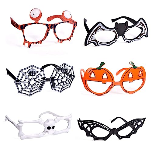 KOMBIUDA 6 Stück Halloween-brille Schnapsgläser Lustige Brille Halloween-partybrille Spielzeugbrille Für Halloween KOMBIUDA 6 Stück Halloween-brille Schnapsgläser Lustige Brille Halloween-partybrille Spielzeugbrille Für Halloween von KOMBIUDA