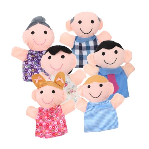 KOMBIUDA 6 Stück Handpuppen Plüschpuppen Puppenfamilie Puppen Für Familienhandpuppe Kleine Puppen Familienpuppen Kinderpuppen Puppentheater Puppen Für Kleinkinder 2 4 Jahre Stoff KOMBIUDA 6 Stück Handpuppen Plüschpuppen Puppenfamilie Puppen Für Familienhandpuppe Kleine Puppen Familienpuppen Kinderpuppen Puppentheater Puppen Für Kleinkinder 2 4 Jahre Stoff von KOMBIUDA