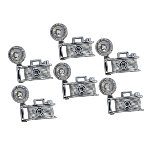 KOMBIUDA 6 Stück Kameramodell Minikamera Camcorder Vintage Dollhouse zubehör Dollhouse Accessories kameratasche spielzeuge Mini-Hausbedarf Mini-Kamera-Ornament Zinklegierung Silver KOMBIUDA 6 Stück Kameramodell Minikamera Camcorder Vintage Dollhouse zubehör Dollhouse Accessories kameratasche spielzeuge Mini-Hausbedarf Mini-Kamera-Ornament Zinklegierung Silver von KOMBIUDA