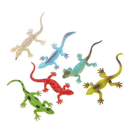KOMBIUDA 6 Stück Kinderspielzeug Reptilienspielzeug Aus Kunststoff Eidechsenstatue Aus Kunststoff Reptilientierfigur Simulation Tierfigur Reptilienstatue Plastik KOMBIUDA 6 Stück Kinderspielzeug Reptilienspielzeug Aus Kunststoff Eidechsenstatue Aus Kunststoff Reptilientierfigur Simulation Tierfigur Reptilienstatue Plastik von KOMBIUDA