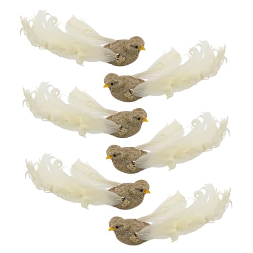 KOMBIUDA 6 Stück Künstliche Vögel Künstliche Vögel Zum Anklipsen Vögel Zur Dekoration Vögel Zum Basteln Vogeldekorationen Für Partys Gefälschte Vögel Simulierte Vogelverzierungen KOMBIUDA 6 Stück Künstliche Vögel Künstliche Vögel Zum Anklipsen Vögel Zur Dekoration Vögel Zum Basteln Vogeldekorationen Für Partys Gefälschte Vögel Simulierte Vogelverzierungen von KOMBIUDA