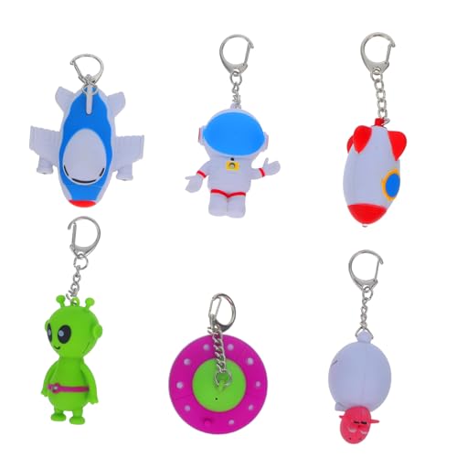 KOMBIUDA 6 Stück LED Tier Taschenlampe Schlüsselanhänger mit Licht und Sound Kreative Geschenkidee Robuste Nurse Keyring Anhänger für Rucksack und Handtasche KOMBIUDA 6 Stück LED Tier Taschenlampe Schlüsselanhänger mit Licht und Sound Kreative Geschenkidee Robuste Nurse Keyring Anhänger für Rucksack und Handtasche von KOMBIUDA