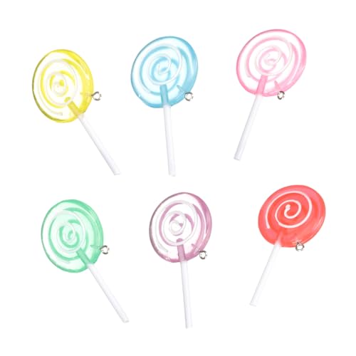 KOMBIUDA Miniatur-Lollipop-Requisiten Kunststoff-Lollipop-Spielzeug Lebendiges Zuckerhut-Modell Für Candy Party von KOMBIUDA