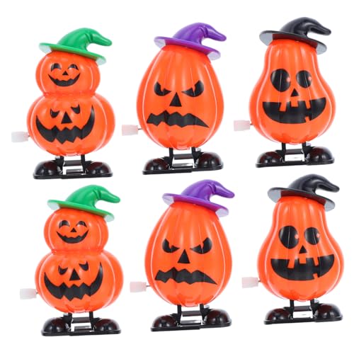 KOMBIUDA 6 Stück Lustige Kürbis Spielzeuge für Halloween Partygeschenke für Treat Bags und Geburtstag Fördert Koordination und Vorstellungskraft von KOMBIUDA