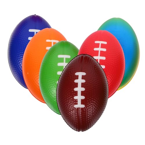 KOMBIUDA 6 Stück Mini Rugby Footballs Sportliche Partydekoration PU Mini Rugby Bälle für Sportveranstaltungen und Feiern Robuste und Stilvolle Designs Spaß für Jung KOMBIUDA 6 Stück Mini Rugby Footballs Sportliche Partydekoration PU Mini Rugby Bälle für Sportveranstaltungen und Feiern Robuste und Stilvolle Designs Spaß für Jung von KOMBIUDA
