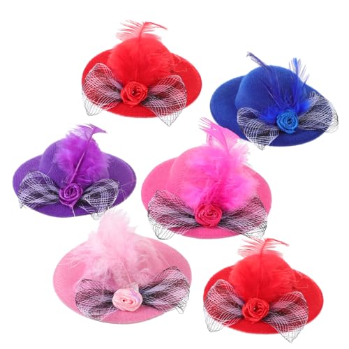 KOMBIUDA 6 Stück Puppen Anziehhüte Partyhüte Geburtstagskinder Partyhüte Für Erwachsene Fischerhut Für Damen Gothic Teeparty Hüte Für Mädchen Schutzhelme Trucker Mützen Kappen KOMBIUDA 6 Stück Puppen Anziehhüte Partyhüte Geburtstagskinder Partyhüte Für Erwachsene Fischerhut Für Damen Gothic Teeparty Hüte Für Mädchen Schutzhelme Trucker Mützen Kappen von KOMBIUDA