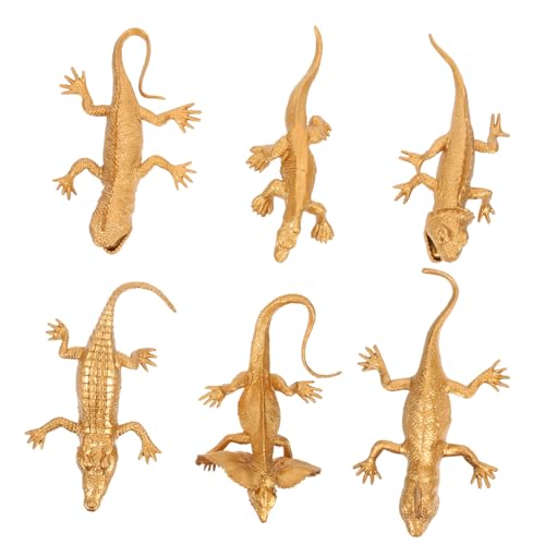KOMBIUDA 6 Stück Simulationstiermodell für kinderspielzeug Tierfiguren- raumdeko Wasserspielzeug Miniatur-Reptilfigur Tiere kleine Tiermodelle Tierschmuck Plastik KOMBIUDA 6 Stück Simulationstiermodell für kinderspielzeug Tierfiguren- raumdeko Wasserspielzeug Miniatur-Reptilfigur Tiere kleine Tiermodelle Tierschmuck Plastik von KOMBIUDA