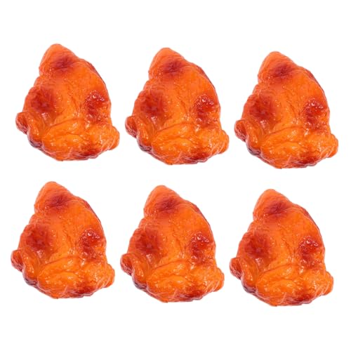 KOMBIUDA 6 Stück Simulierte Chicken Nuggets Rollenspiel Essen Heim Und Küchendekor Lebensechte Hühnerfleisch Simulation Lebensmittel Imitation Fleisch Imitation Hühner Realistik KOMBIUDA 6 Stück Simulierte Chicken Nuggets Rollenspiel Essen Heim Und Küchendekor Lebensechte Hühnerfleisch Simulation Lebensmittel Imitation Fleisch Imitation Hühner Realistik von KOMBIUDA