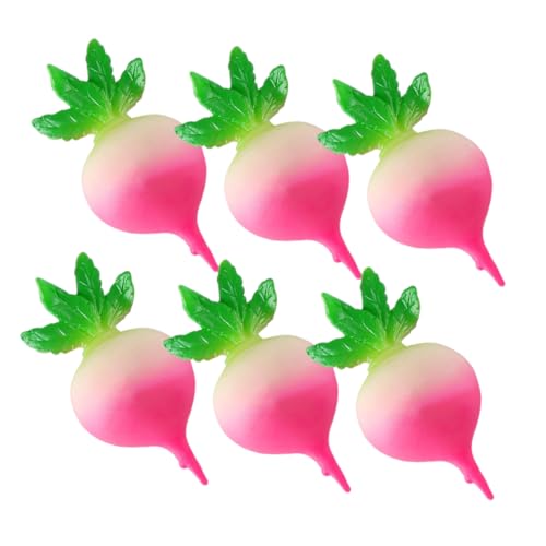 KOMBIUDA 6 Stück Simuliertes Gemüse Lebensechter Rettich Simulation Modell Für Pflanzliche Lebensmittel Party Gefälschte Gemüsestütze Realistischer Rettich Miniatur Rosy Harz KOMBIUDA 6 Stück Simuliertes Gemüse Lebensechter Rettich Simulation Modell Für Pflanzliche Lebensmittel Party Gefälschte Gemüsestütze Realistischer Rettich Miniatur Rosy Harz von KOMBIUDA