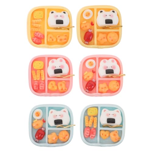 KOMBIUDA 6 Stück Süße Resinsnacks in Koffer Simulation Mini Lunch Dekorationen für Kreative Puppenhaus Szenen KOMBIUDA 6 Stück Süße Resinsnacks in Koffer Simulation Mini Lunch Dekorationen für Kreative Puppenhaus Szenen von KOMBIUDA