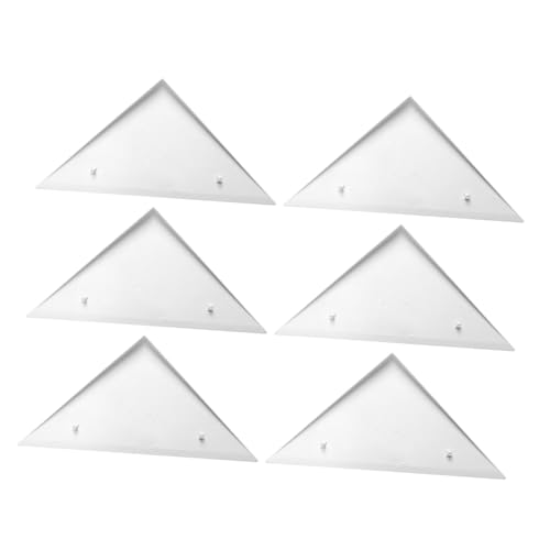 KOMBIUDA 6 Stück Teiliges Foosball-Tisch-dreiecks-eckenschutz- Kunststoff-seitenkanten Langlebiger Ersatz für Tischfußball Einfache Montage Robust für Zuhause Clubspiele von KOMBIUDA