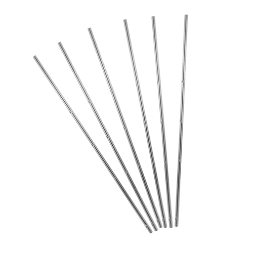 KOMBIUDA 6 Stück Teiliges Foosball Tischstangen Ersatz mit Schutzkappen Stabile Eisenstangen für Tischfußball Einfache Montage Präzise Steuerung Geeignet für Erwachsene Heimspielspaß von KOMBIUDA