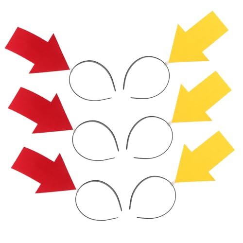 KOMBIUDA 6 Stück Teiliges Haarschmuckband Auffällige Party-haarreife mit Einzigartigem Design als Fotorequisite und Dekoratives Accessoire für Geburtstagsfeiern Karneval und Cosplay von KOMBIUDA