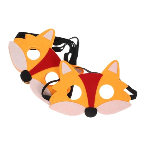 KOMBIUDA 6 Stück Teiliges Halbgesichtiger Tiermasken für Erwachsene Filz Fuchs und Wolf Masken Halloween Cosplay Requisiten Modische Tiermasken für Kostümpartys und Karneval KOMBIUDA 6 Stück Teiliges Halbgesichtiger Tiermasken für Erwachsene Filz Fuchs und Wolf Masken Halloween Cosplay Requisiten Modische Tiermasken für Kostümpartys und Karneval von KOMBIUDA