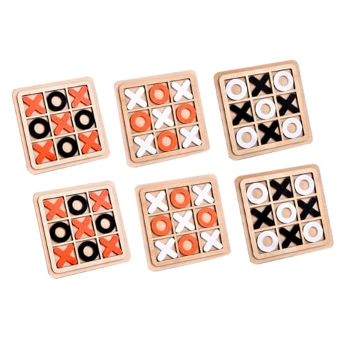 KOMBIUDA 6 Stück Teiliges Holz Toe Spiel für Interaktives Lernspielzeug mit Farben Tragbares Brettspiel für Familie Reise und Partyspaß KOMBIUDA 6 Stück Teiliges Holz Toe Spiel für Interaktives Lernspielzeug mit Farben Tragbares Brettspiel für Familie Reise und Partyspaß von KOMBIUDA