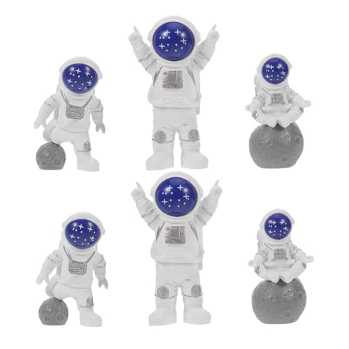 KOMBIUDA 6 Stück Teiliges Mini Astronaut Kuchen-topper aus Harz Weltraum-themen Dekoration für Kindergeburtstag Detailreiche Raumfahrer Figuren für Tortendeko und Schreibtischornamente Blau KOMBIUDA 6 Stück Teiliges Mini Astronaut Kuchen-topper aus Harz Weltraum-themen Dekoration für Kindergeburtstag Detailreiche Raumfahrer Figuren für Tortendeko und Schreibtischornamente Blau von KOMBIUDA