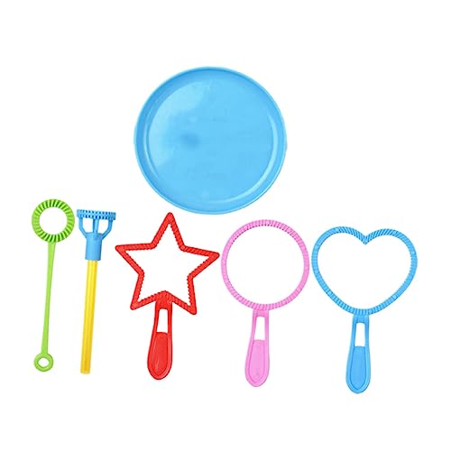 KOMBIUDA Bunte Seifenblasenstäbe für Kinder – 6 Stück Seifenblasenmacher für Outdoor Aktivitäten Sicher Jahren Party Gastgeschenk Vielfältige Formen und Größen KOMBIUDA Bunte Seifenblasenstäbe für Kinder – 6 Stück Seifenblasenmacher für Outdoor Aktivitäten Sicher Jahren Party Gastgeschenk Vielfältige Formen und Größen von KOMBIUDA