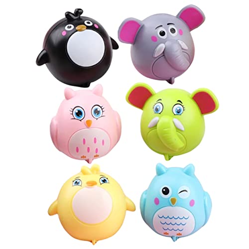 KOMBIUDA 6 Stück Tier Auto puppenwagen kinderspielzeug Auto Educational Toys autoscooter Tier-Spielzeugauto Kleinkind-Cartoon- Rückziehauto Plastik von KOMBIUDA