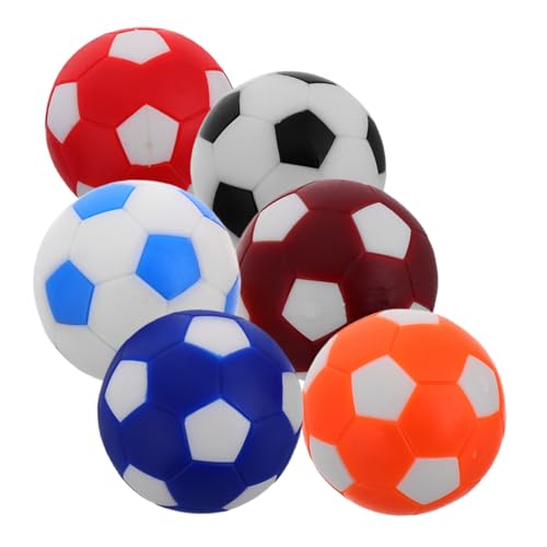 KOMBIUDA 6 Stück Tischfußball Tischfußballzubehör Fußball Mittelstück Sticks Tischfußballbälle Tischfußball Minibälle Fußballspielzeug Fußballtischspielzeug Die Hüften von KOMBIUDA