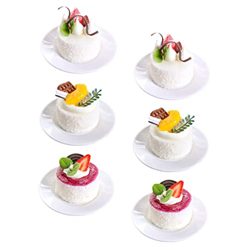 KOMBIUDA 6 Stück Tortenmodelldekorationen Gefälschtes Essen Gefälschte Kuchen Künstliche Lebensmitteldekoration Cupcake - Gefälschter Kuchen Realistisches Essen Kuchendekoration Pu KOMBIUDA 6 Stück Tortenmodelldekorationen Gefälschtes Essen Gefälschte Kuchen Künstliche Lebensmitteldekoration Cupcake - Gefälschter Kuchen Realistisches Essen Kuchendekoration Pu von KOMBIUDA