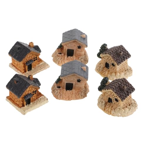 KOMBIUDA 6 Stück Villa Landscape Ornamente Terrarium Wohnkultur Winzige Landschaft Tiny Houses Miniaturfiguren in Loser Schüttung Bonsai-Figuren Terrarium Minidorf Harz KOMBIUDA 6 Stück Villa Landscape Ornamente Terrarium Wohnkultur Winzige Landschaft Tiny Houses Miniaturfiguren in Loser Schüttung Bonsai-Figuren Terrarium Minidorf Harz von KOMBIUDA