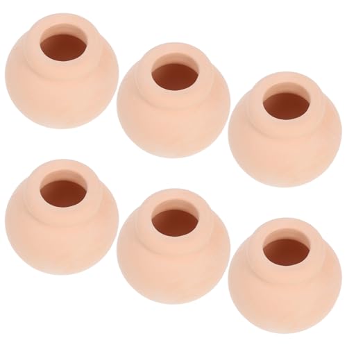 KOMBIUDA 6 Stück Vintage Keramik Töpfe für Sukkulenten Kleine Terrakotta Pflanzer für DIY Miniatur Garten und Schreibtisch Dekoration KOMBIUDA 6 Stück Vintage Keramik Töpfe für Sukkulenten Kleine Terrakotta Pflanzer für DIY Miniatur Garten und Schreibtisch Dekoration von KOMBIUDA
