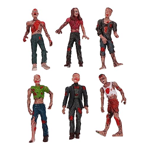 KOMBIUDA 6 Stück Zombie-Puppenspielzeug Halloween Terror Streich Zombiespielzeug beängstigend Requisiten Zombie Figuren Trick n Treat Horror Zombie-Modell Zombie- Plastik KOMBIUDA 6 Stück Zombie-Puppenspielzeug Halloween Terror Streich Zombiespielzeug beängstigend Requisiten Zombie Figuren Trick n Treat Horror Zombie-Modell Zombie- Plastik von KOMBIUDA