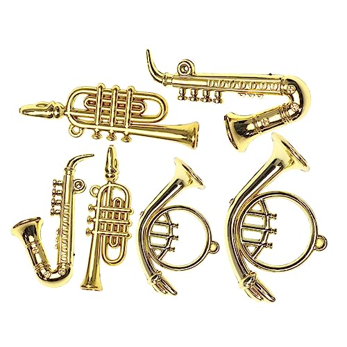 KOMBIUDA Miniatur-musikinstrumente-Set 6-teilig Kunststoff-simulations-Saxophone Puppenhausminiaturen Wohnzimmer-Dekoration Partygeschenke KOMBIUDA Miniatur-musikinstrumente-Set 6-teilig Kunststoff-simulations-Saxophone Puppenhausminiaturen Wohnzimmer-Dekoration Partygeschenke von KOMBIUDA