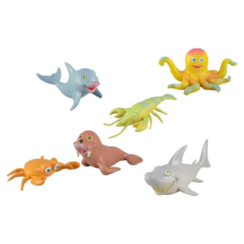 KOMBIUDA 6 Teiliges Set Aus Lebendigen Meeresbewohnern Umweltfreundliche Simulierte Meereslebewesen Modelle Für Lernspielzeug Zur Der Kognitiven Fähigkeiten Und Kreativität KOMBIUDA 6 Teiliges Set Aus Lebendigen Meeresbewohnern Umweltfreundliche Simulierte Meereslebewesen Modelle Für Lernspielzeug Zur Der Kognitiven Fähigkeiten Und Kreativität von KOMBIUDA