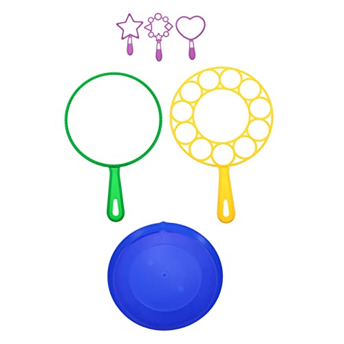 KOMBIUDA 6-teiliges Set Seifenblasenset Bubble-Party- Blasen Machen Bunte Blasenstäbe Seifenblasenmacher Im Freien Riesenblasenstäbe Bunter Blasenstab Plastik von KOMBIUDA