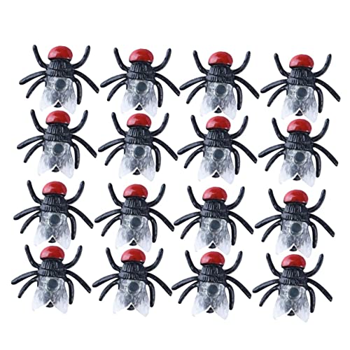 KOMBIUDA 60stücke Simulation Fliegen Spielzeug Lustige Party Streiche Und Dekoration Für Mädchen Und Erwachsene Requisiten Für Festivals Und Scherze Schwarze Insekten von KOMBIUDA